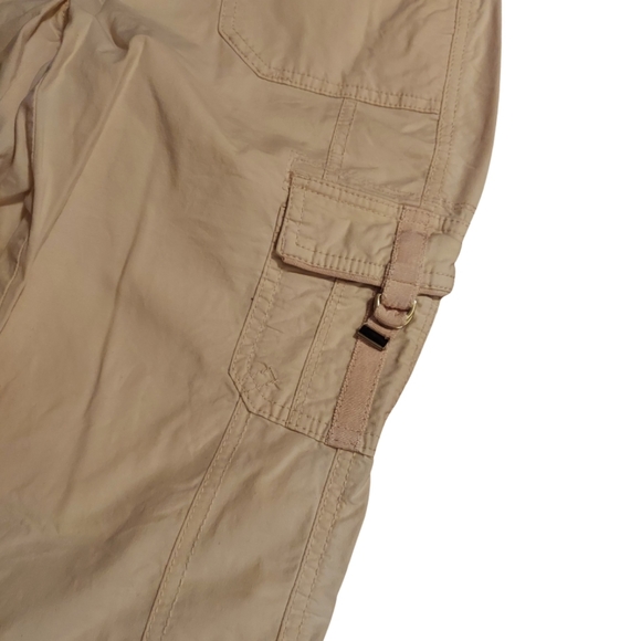 White House Black Market Convertible Ankle To Crop Cargo Pants In Color Bungalow - Picture 11 of 16